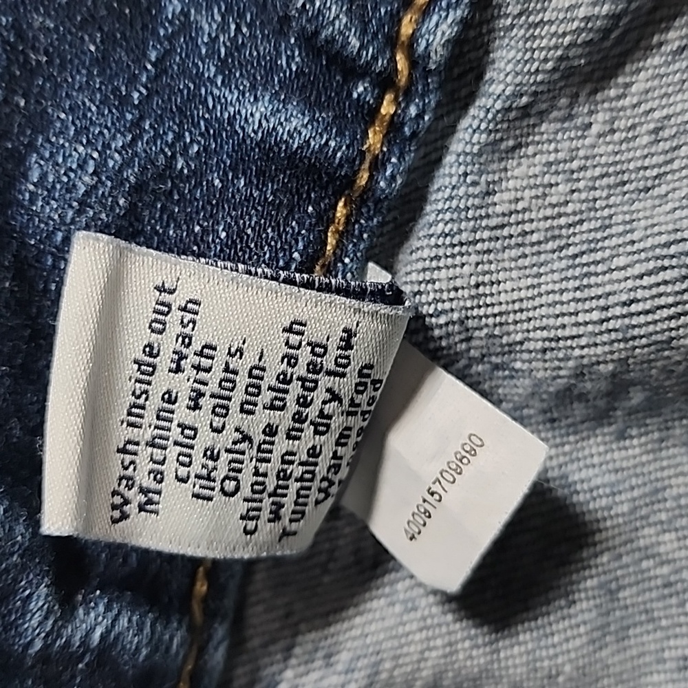 Simply Vera Cargo Crop blue Jeans 35"X25" Western - Picture 6 of 6
